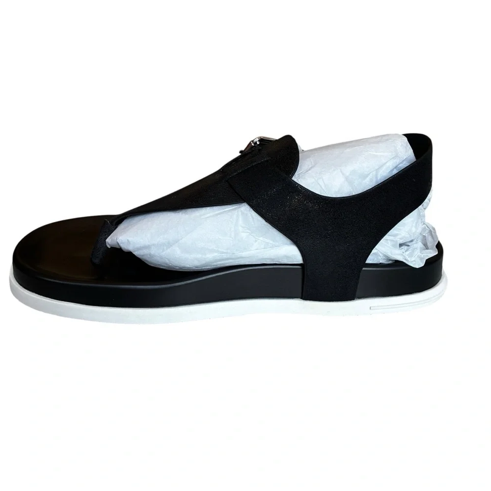 Urban Sport By J Slides Black Metallic Luxe Freya Size 8